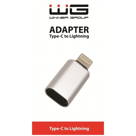 Type C to Lightning adaptér/silver/paper box/NWW06, 6573