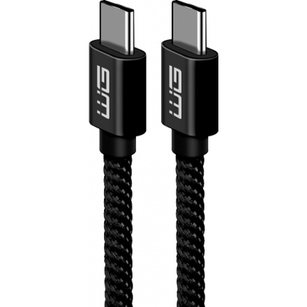 Winner USB-C/USB-C kabel 2m, černá, 7933