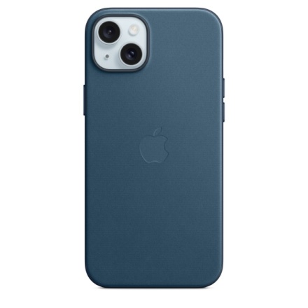  Apple FineWoven Kryt vč. MagSafe pro iPhone 15 Plus Pacific Blue, MT4D3ZM/A