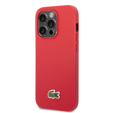 Lacoste Iconic Petit Pique Logo Zadní Kryt pro iPhone 14 Pro Max Red, LCHCP14XPVCR