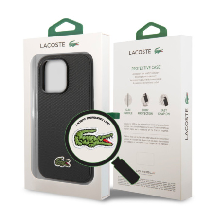 Lacoste Iconic Petit Pique Logo Zadní Kryt pro iPhone 14 Pro Max Red, LCHCP14XPVCR