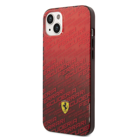 Ferrari Gradient Allover Zadní Kryt pro iPhone 14 Plus Red, FEHCP14MEAOR