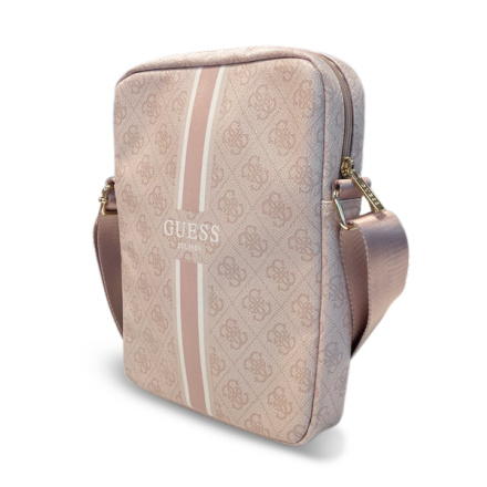 Guess PU 4G Printed Stripes Taška na Tablet 10" Pink, GUTB10P4RPSP