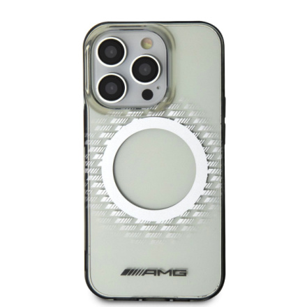 AMG PC/TPU Rhombuses Magsafe Zadní Kryt pro iPhone 15 Pro Transparent, AMHMP15L23HCPS