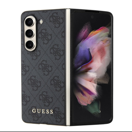 Guess 4G Charms Zadní Kryt pro Samsung Galaxy Z Fold 5 Grey, GUHCZFD5GF4GGR