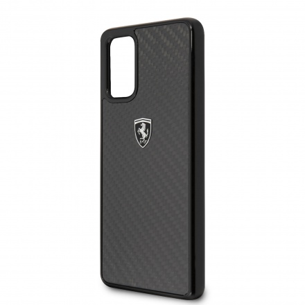 FEHCAHCS67BK Ferrari Heritage Carbon Kryt pro Samsung Galaxy S20+, 2450319