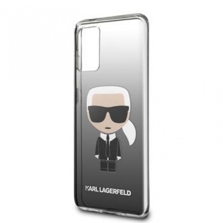 KLHCA41TRDFKBK Karl Lagerfeld Ikonik Gradient Kryt pro Samsung Galaxy A41 Black , 2452430