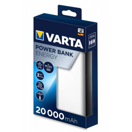 VARTA Powerbanka Energy 20000mAh White, 57978101111