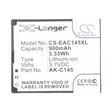 CS-EAC145XL Baterie 900mAh Li-ion pro Aligator A420, V500, V550, 2446829