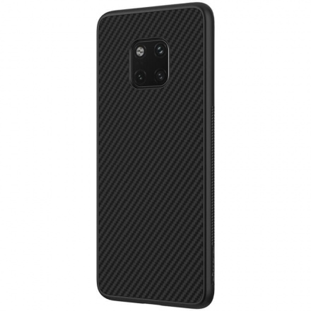 Nillkin Synthetic Fiber Ochranný Zadní Kryt Carbon Black pro Huawei Mate 20 Pro, 2441840