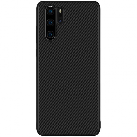 Nillkin Synthetic Fiber Ochranný Zadní Kryt Carbon Black pro Huawei P30 Pro, 2444762