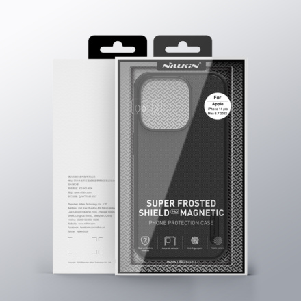 Nillkin Super Frosted PRO Magnetic Zadní Kryt pro Apple iPhone 14 PRO MAX Black, 57983110525