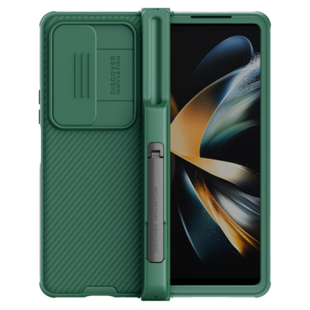 Nillkin CamShield PRO Slot+Stand Zadní Kryt pro Samsung Galaxy Z Fold 4 5G Deep Green, 57983111620