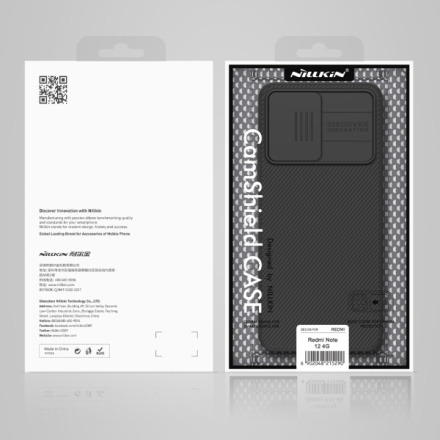 Nillkin CamShield Zadní Kryt pro Xiaomi Redmi Note 12 4G Black, 57983115512