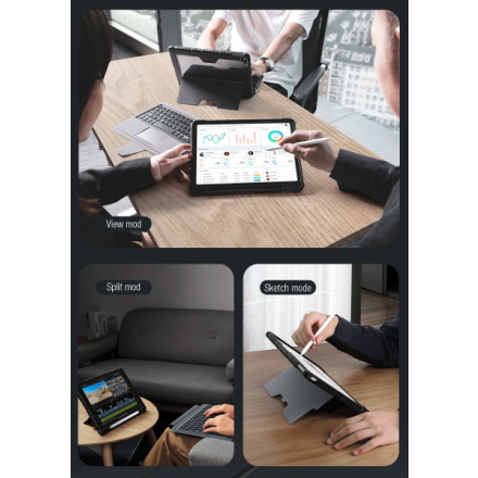 Nillkin Bumper Combo Keyboard Case (Backlit Version) pro iPad 10.2 2019/2020/2021 Black, 57983116141