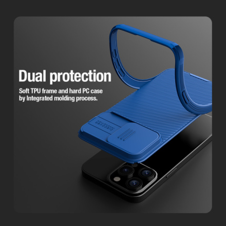 Nillkin CamShield PRO Zadní Kryt pro Apple iPhone 15 Pro Blue, 57983116985