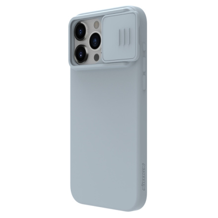 Nillkin CamShield Silky Silikonový Kryt pro Apple iPhone 15 Pro Star Grey, 57983117026