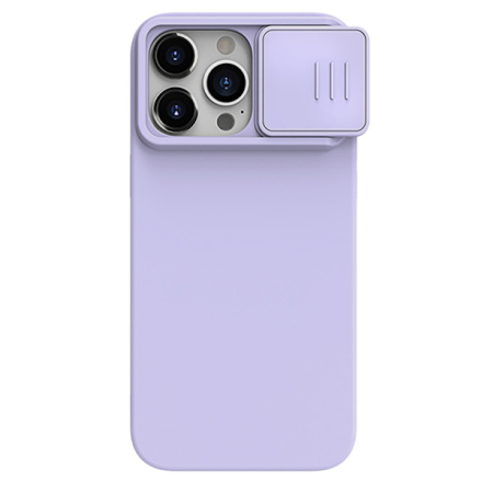 Nillkin CamShield Silky Silikonový Kryt pro Apple iPhone 15 Pro Max Misty Purple, 57983118426