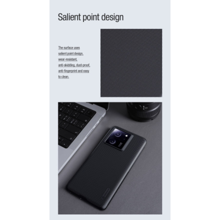 Nillkin Super Frosted PRO Magnetic Zadní Kryt pro Xiaomi 13T/13T Pro Black, 57983118148