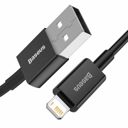 Baseus  Superior Fast Charging Datový Kabel USB to Lightning 2.4A 2m Black, CALYS-C01