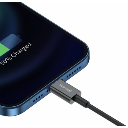 Baseus  Superior Fast Charging Datový Kabel USB to Lightning 2.4A 2m Black, CALYS-C01