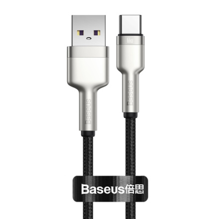 Baseus  Cafule Datový Kabel USB-USB-C 66W 0,25m Black, CAKF000001