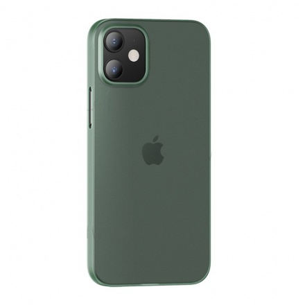 USAMS US-BH608 Soft PP Kryt pro iPhone 12 Mini Gentle Series 5.4 Transparent Green, 2453614