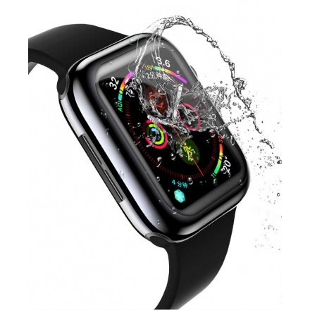 USAMS BH486 TPU Full Protective Pouzdro pro Apple Watch 44mm Transparent, 2444474