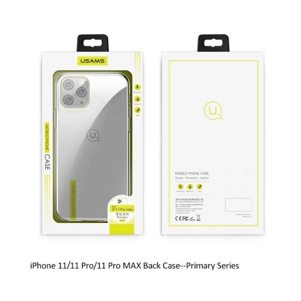USAMS Primary TPU Zadní Kryt Transparent pro iPhone 11 Pro, 2448467
