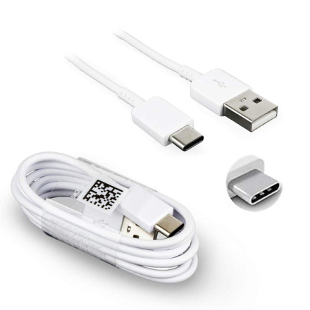 EP-DN930CWE Samsung USB-C Datový Kabel 3A 1.2m White (Bulk), 31584