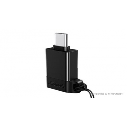 USAMS SJ186 Adapter Type-C/USB 3.0 OTG Black (EU Blister), 2437891