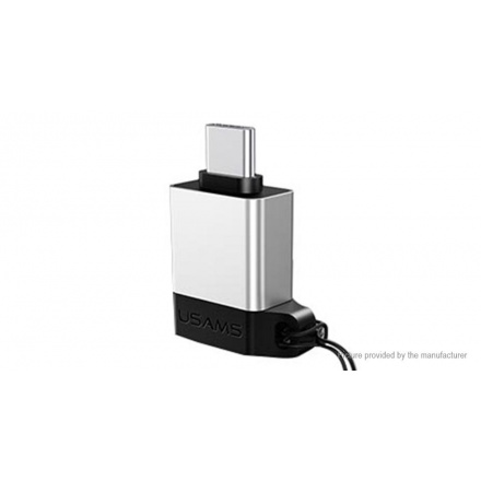 USAMS SJ186 Adapter Type-C/USB 3.0 OTG Silver (EU Blister), 2437892