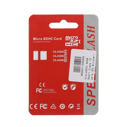 Tactical microSDXC 64GB Class 10 wo/a, 2438542