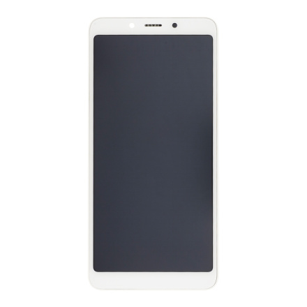 LCD Display + Dotyková Deska + Přední Kryt pro Xiaomi Redmi 6/6A White, 2441972 - neoriginální