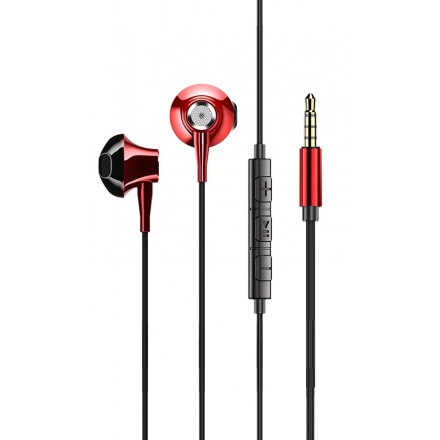USAMS EP-29 In-Ear Stereo Headset 3,5mm Red, 2442462