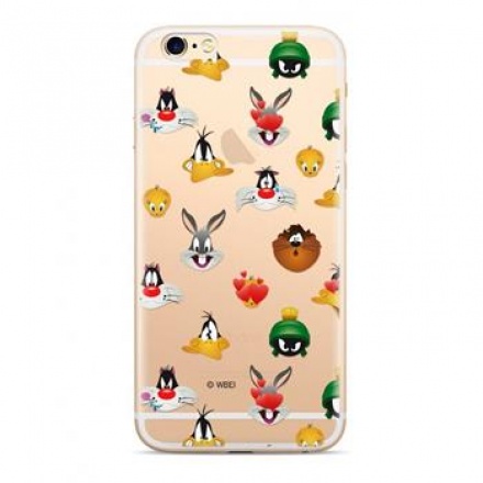 Warner Bros Looney Tunes 007 Zadní Kryt pro Xiaomi Redmi Note 6 PRO Transparent, 2444188