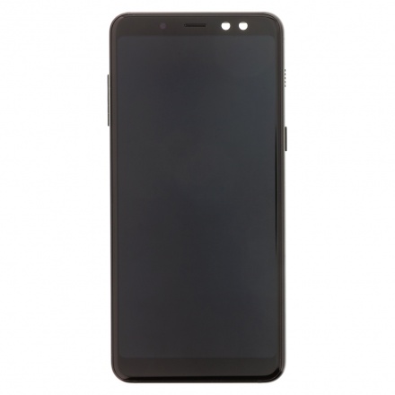 LCD display + Dotyk Samsung A530 Galaxy A8 2018 Black (New Swap Unit), 2449542