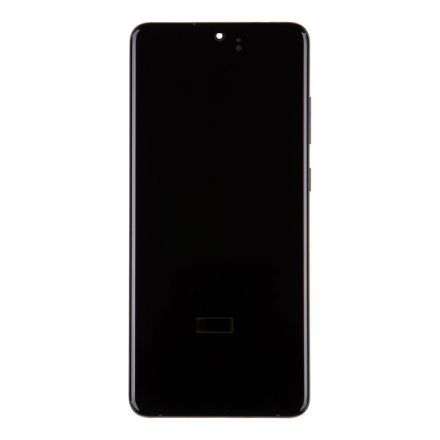 LCD display + Dotyk + Přední Kryt Samsung G988 Galaxy S20 Ultra Cosmic Black (Service Pack), GH82-26032A
