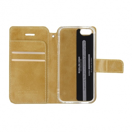 Molan Cano Issue Book Pouzdro pro Samsung Galaxy A21s Gold, 2452828