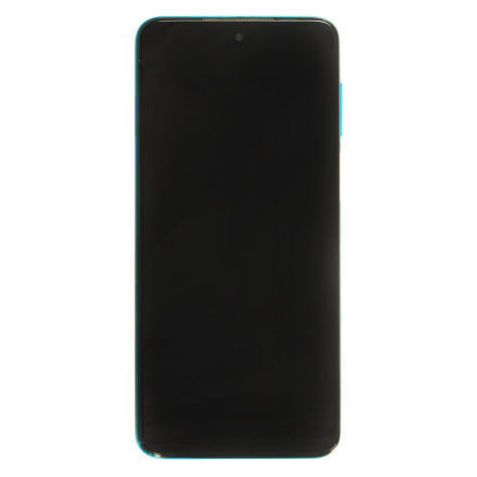 LCD Display + Dotyková Deska + Přední Kryt pro Xiaomi Redmi Note 9 Pro/9S/9 Pro Max Aurora Blue, 2453775 - neoriginální
