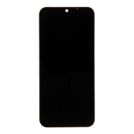 Motorola E6s LCD Display + Dotyková Deska + Přední Kryt Black (Service Pack), 5D68C16500