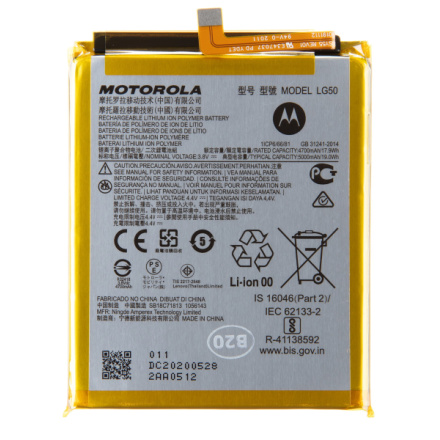 LG50 Motorola Baterie 5000mAh Li-Ion (Service Pack), SB18C71813
