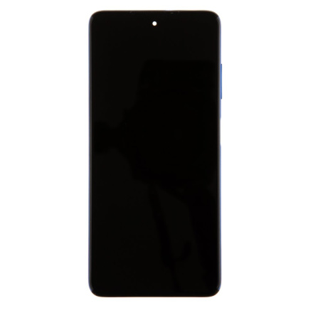 LCD Display + Dotyková Deska + Přední Kryt pro Xiaomi Mi 10T Lite Atlantic Blue, 2454708 - neoriginální