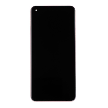 LCD Display + Dotyková Deska + Přední Kryt pro Xiaomi Mi 11 Lite 4G Peach Pink, 57983103929 - neoriginální