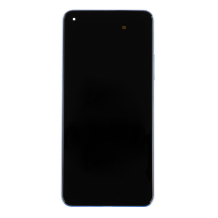LCD Display + Dotyková Deska + Přední Kryt pro Xiaomi Mi 11 Lite 4G Blue (Service Pack), 56000C0K9A00