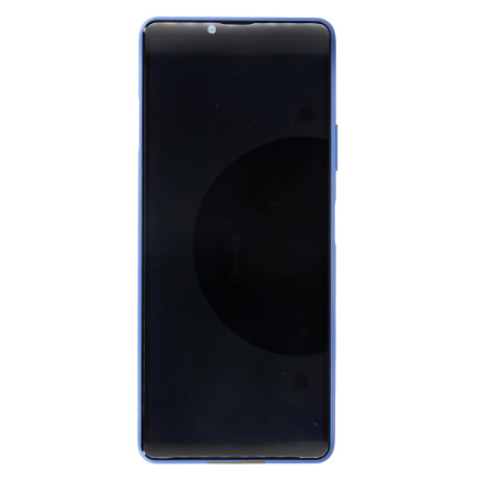 LCD Display + Dotyková Deska + Přední Kryt Sony BT52 Xperia 10 III Blue (Service Pack), A5034094A