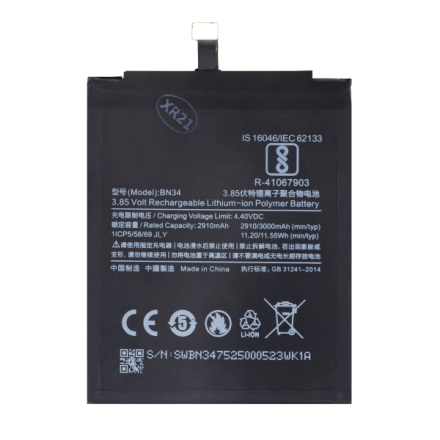 BN34 Xiaomi Baterie 3000mAh (OEM), 57983106370