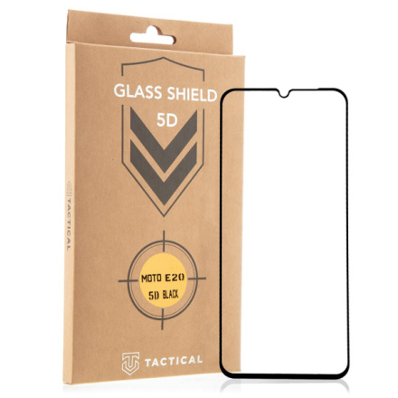 Tactical Glass Shield 5D sklo pro Motorola E20 Black, 57983106773