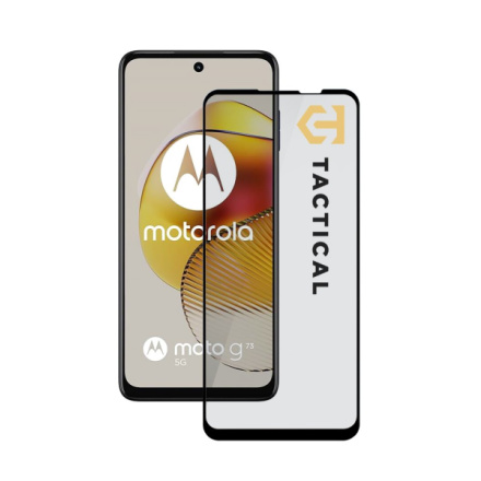 Tactical Glass Shield 5D sklo pro Motorola G73 Black , 57983113858