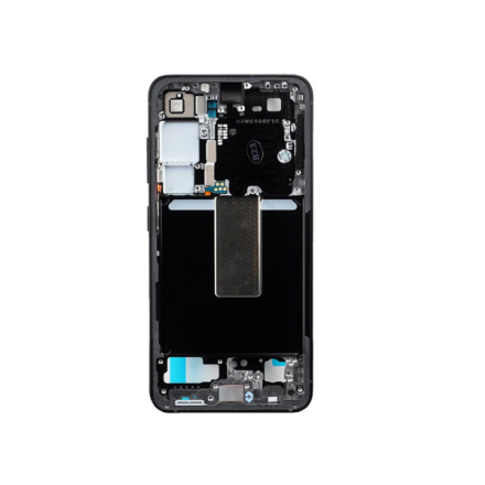 Samsung S911B Galaxy S23 Přední Rámeček Graphite (Service Pack), GH96-15624E